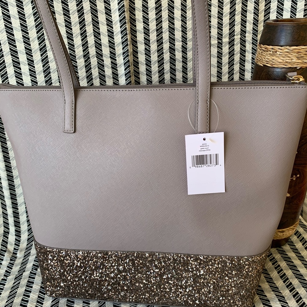 Kate Spade Greta Court Penny Giltter Large Tote - Picture 4 of 8